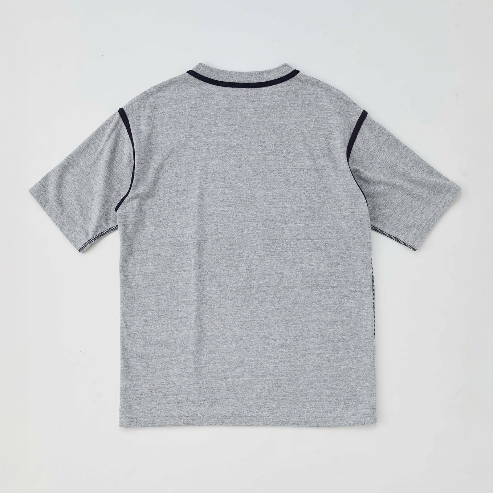 PIPING STITCH TEE GREY