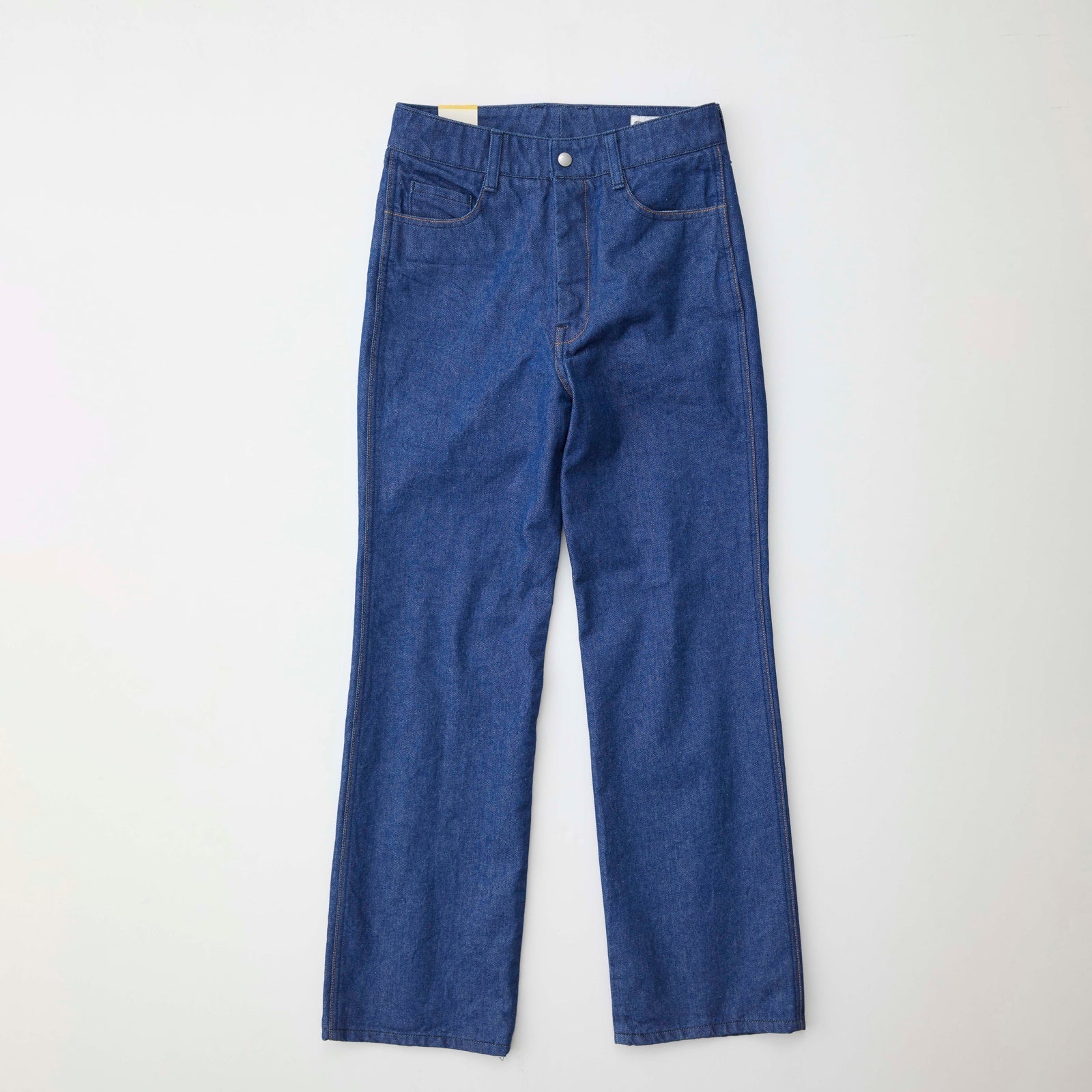 CR006 2CH One Wash Bootcut Jeans "Leather Patch"